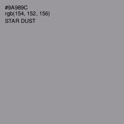 #9A989C - Star Dust Color Image